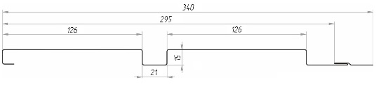 Размеры металлического сайдинга Grand Line Квадро брус