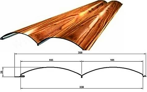 металлический сайдинг металл профиль woodstock