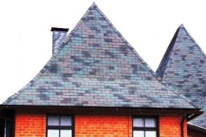 Фото крыши дома гибкой черепицы